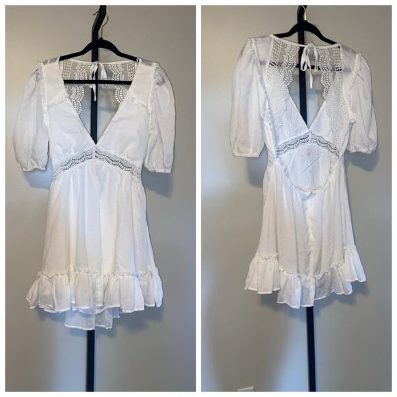 Daylight Darling Lace Trim Dress by Lulus - Picture 7 of 7